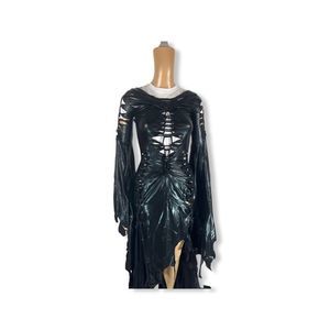 Wulgaria Gothic Elvira Custom Made Dress, Womens size S ,Black